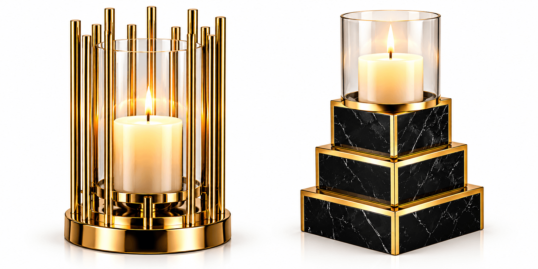 table candle holders — image 1